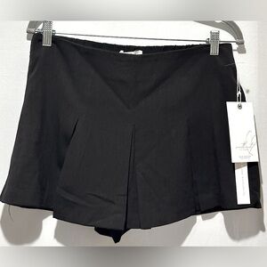 Sweet Hearts Women's Pleated Black Skort Size L